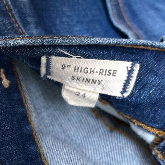 MADEWELL | 9” High Rise Skinny Jeans (24) - Picture 6 of 7